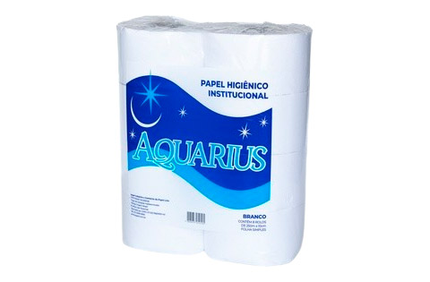 Papel Higiênico Aquarius Branco 250m Código 10004