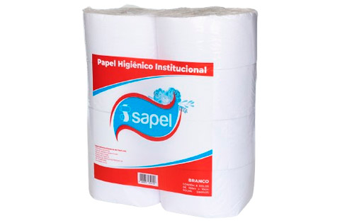 Papel Higiênico Branco 300m Código 10001