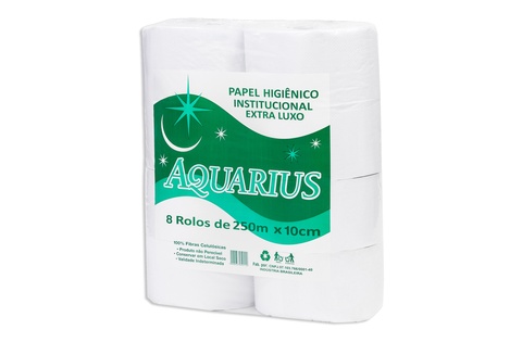 Papel Higiênico Celulose Aquarius 250m Código 10006