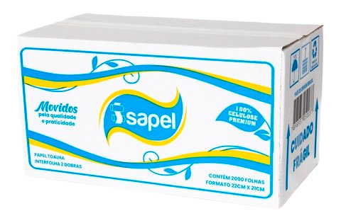 Papel Toalha Interfolha Celulose Premium Código 20002