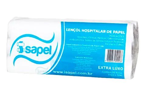 Lençol Hospitalar de Papel Extra Luxo 50x50cm Código 110002