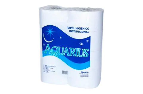 Papel Higiênico Aquarius Branco 250m Código 10004