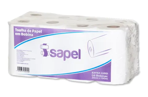 Papel Toalha Bobina Extra Luxo Código 30002