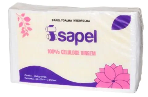 Papel Toalha Interfolha Celulose 500 gramas Código 20111