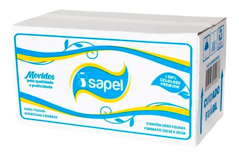 Papel Toalha Interfolha Celulose Premium Código 20002